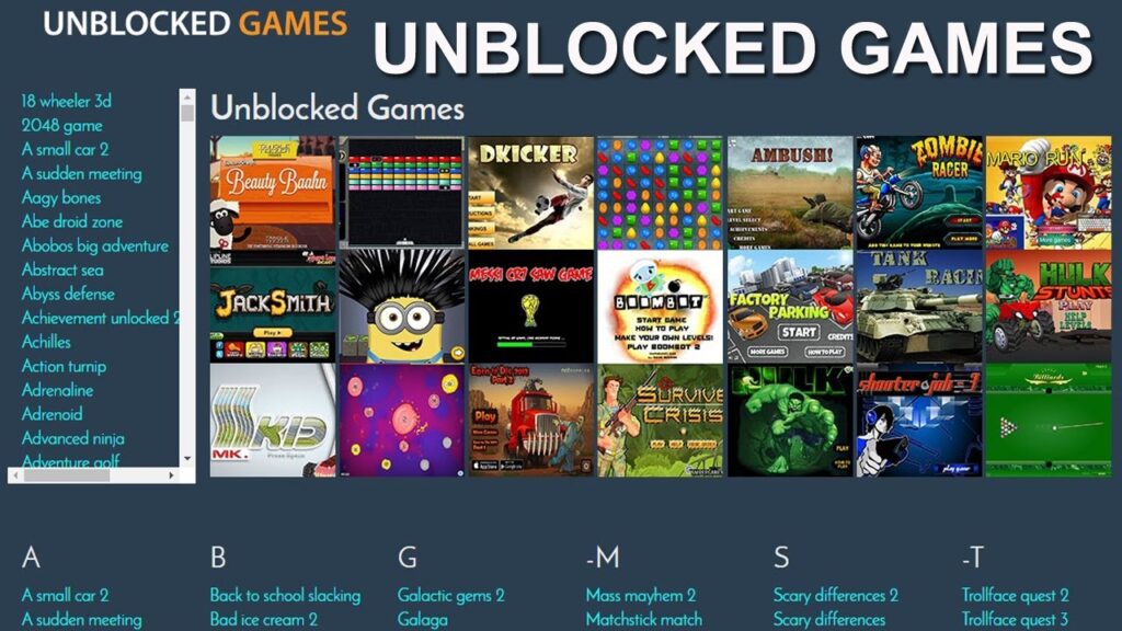 Unblocked Games