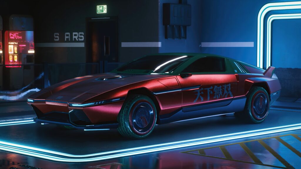 Iconic Cars in Cyberpunk 2077